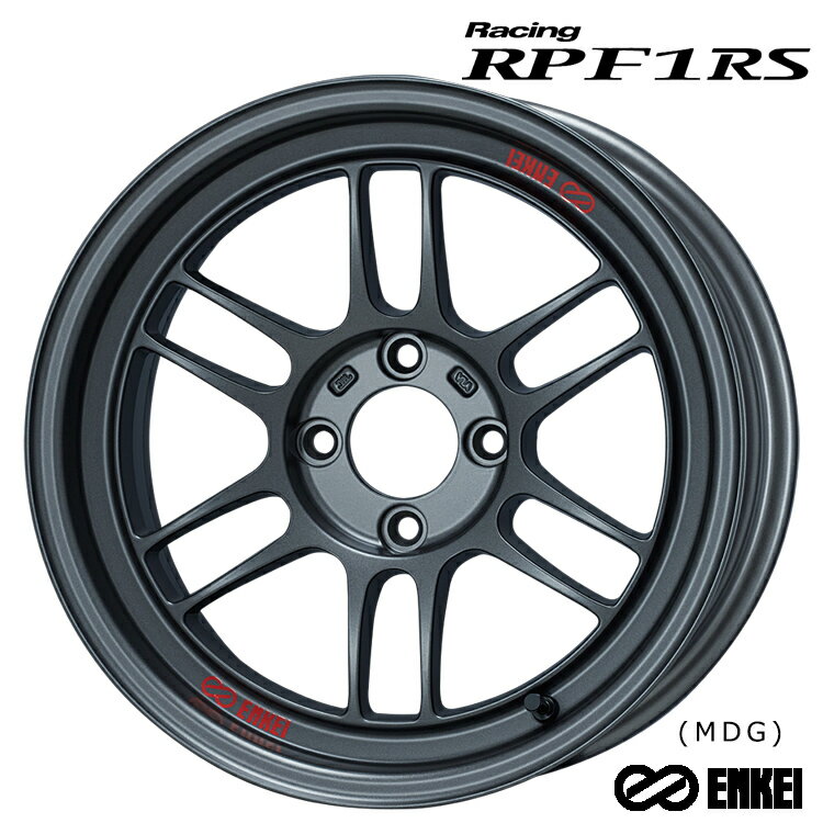 送料無料 エンケイ レ‐シング アールピーエフワンRS 9.5J-18 +12 5H-114.3 Racing RPF1 RS (MDG) (18インチ) 5H114.3 9.5J+12【4本セット 新品】