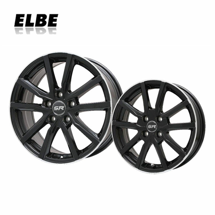 送料無料 エルベ Vスポーク 6J-15 +45 5H-100 新品 ELBE Vスポーク (15インチ) 5H100 6J+45 (1本/2本/4本)