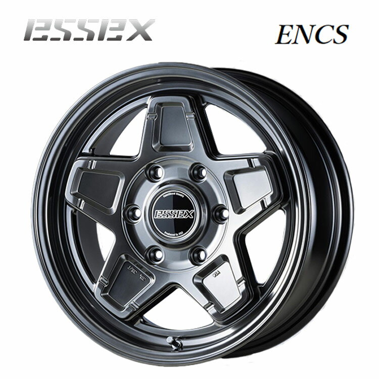 送料無料 エセックス Type ENCS 6.5J-16 +38 6H-139.7 Type ENCS (16インチ) 6H139.7 6.5J+38【1本単品 新品】