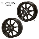 送料無料 ハートボイス バトラ 093RS 7J-17 +40 5H-114.3 VATRRA 093DB (17インチ) 5H114.3 7J+40【4本セット 新品】