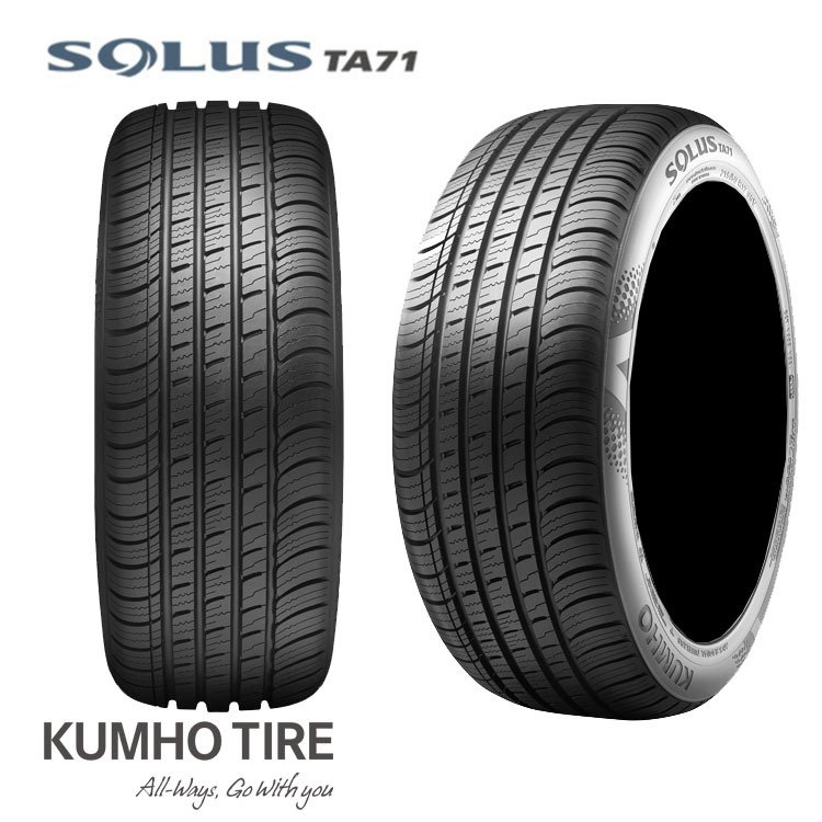 送料無料 クムホ タイヤ ソルウス TA71 (1本/2本/4本) ミニバン専用 タイヤ KUMHO TIRE SOLUS TA71 195/65R15 195 65 15 (15インチ)