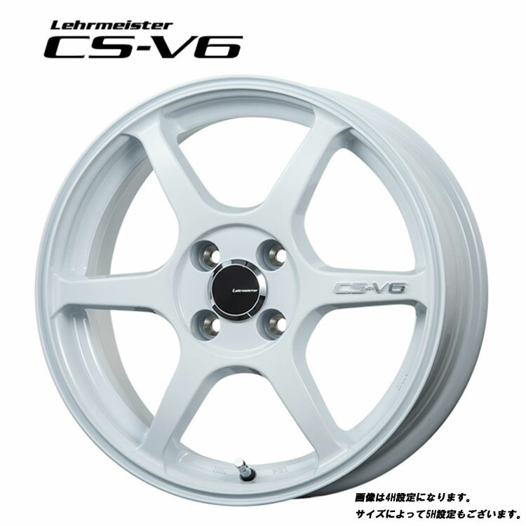 送料無料 レアマイスター CS-V6 7J-17 +42 4H-100 CS-V6 (17インチ) 4H100 7J+42【1本単品 新品】