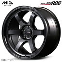 送料無料 MIDホイール MIDレーシング R06 7.5J-18 +50 5H-114.3 MID WHEELS MID RACING R06 (18インチ) 5H114.3 7.5J+50 (1本/2本/4本)(2)