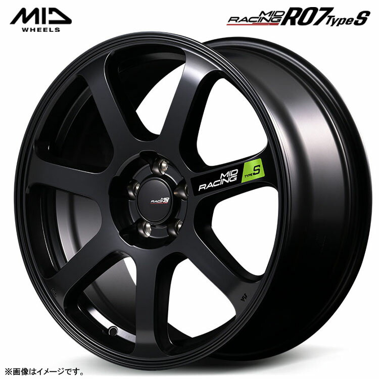 送料無料 MIDホイール MIDレーシング R07 TypeS 7J-17 +48 5H-114.3 新品 MID WHEELS MID RACING R07 TypeS (17インチ) 5H114.3 7J+48 (1本/2本/4本)