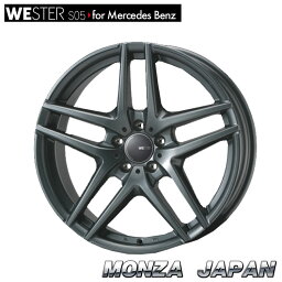 送料無料 モンツアジャパン ウェスターS05 6.5J-16 +50 5H-112 WESTER S05 for MercedesBenz (16インチ) 5H112 6.5J+50【2本セット 新品】