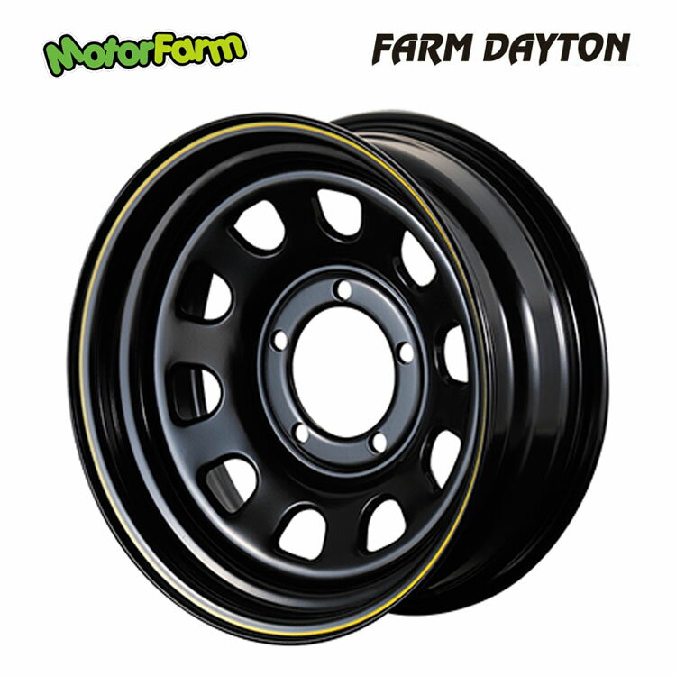 送料無料 モーターファーム FRAM DAYTONA 5.5J-16 +20 5H-139.7 FRAM DAYTONA (16インチ) 5H139.7 5.5J+20【1本単品 新品】