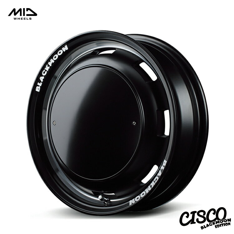 送料無料 エムアイディーホイール ガルシア シスコ ブラックムーン エディション 6J-15 +33 6H-139.7 新品 MID WHEELS Garcia CISCO BLACKMOON EDITION (15インチ) 6H139.7 6J+33 (1本/2本/4本)