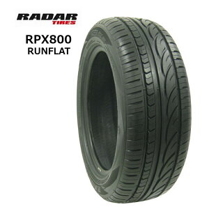 送料無料 レーダー RPX800 ランフラット (1本/2本/4本) サマータイヤ RADAR RPX800 RUNFLAT 195/55R16 195 55 16 (16インチ)