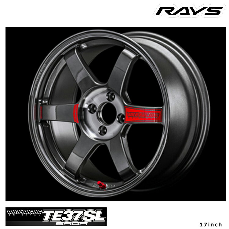 送料無料 レイズ ボルクレーシング ティーイーサンナナ サーガ エスエル 7.5J-17 +47 5H-100 新品 RAYS VOLK RACING TE37 SAGA SL (PG)(17inch) (17インチ) 5H100 7.5J+47 (1本/2本/4本)