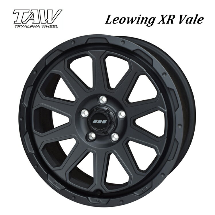 送料無料 トライアルファ レオウィング クロス ヴェイル 7J-17 +35 5H-114.3 Leowing XR Vale (17インチ) 5H114.3 7J+35【2本セット 新品】