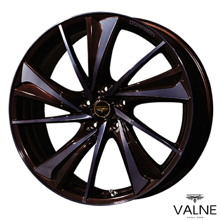 送料無料 トピー ドレファン ヴァルネ 7J-17 +48 5H-114.3 新品 TOPY DORFREN VALNE (17インチ) 5H114.3 7J+48 (1本/2本/4本)
