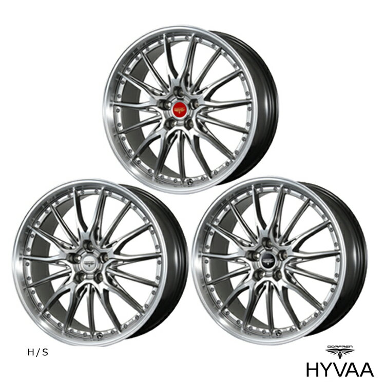 送料無料 トピー ドルフレン ヒューヴァー 7J-17 +48 5H-114.3 新品 TOPY DORFREN HYVAA (17インチ) 5H114.3 7J+48 (1本/2本/4本)