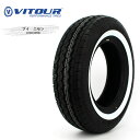 送料無料 ヴィツァー ブイニセン WSW (1本/2本/4本) 夏 ホワイトリボンタイヤ VITOUR V2000 WSW 205/70R15 205 70 15 (15インチ)