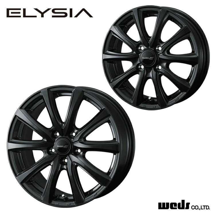 送料無料 ウェッズ エリシア 7J-17 +48 5H-114.3 新品 WEDS ELYSIA (17インチ) 5H114.3 7J+48 (1本/2本/4本)