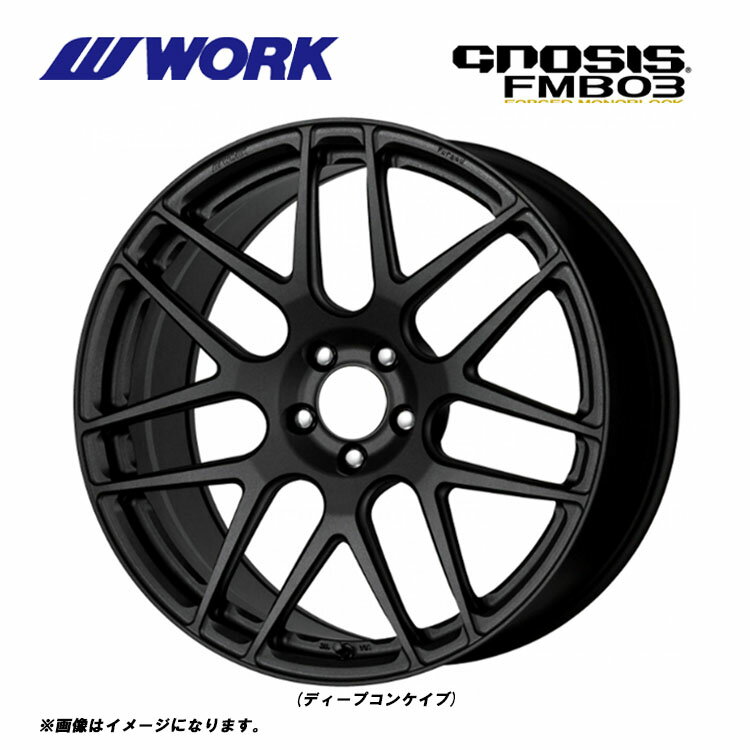 送料無料 ワーク グノシス FMB03 8.5J-19 +35 5H-114.3 GNOSIS FMB03 (19インチ) 5H114.3 8.5J+35【4本セット 新品】