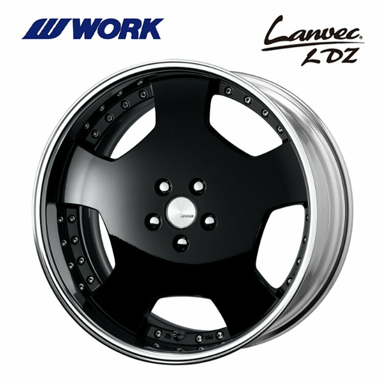 送料無料 ワーク ランベックLDZ FULL REVERSE DEEP RIM Odisk 8.5J-18 +72〜34 5H-114.3 LANVEC LDZ FULL REVERSE DEEP RIM Odisk (18インチ) 5H114.3 8.5J+72〜34【1本単品 新品】