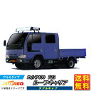 ルーフキャリア エルフ100 F23 エルフ KL42+ TUFREQ トラック用 アルミ ハイクオリティ Kシリーズ ダブルキャブ ルーフラック ラック 業務用キャリア ベースキャリア カーゴラック 送料無料 条件有 カーキャリア 荷台 梯子 ハシゴ タフレック 精興工業 積載 通販 車用品 車