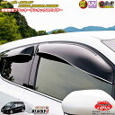 トヨタ 30/40系/AHR10W エスティマ(ハイブリッド) リア用 OXバイザー オックスバイザー ブラッキーX真っ黒 ドアバイザー UVカットバイザー 外装パーツ カスタムパーツ(2)