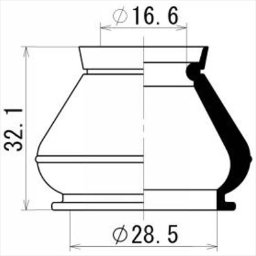 ミヤコ自動車 ダストカバーブーツ TBC-089(2)