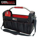 DBLTACT オープンキャリーバッグ ツールバッグ レッド DT-HTB-450R