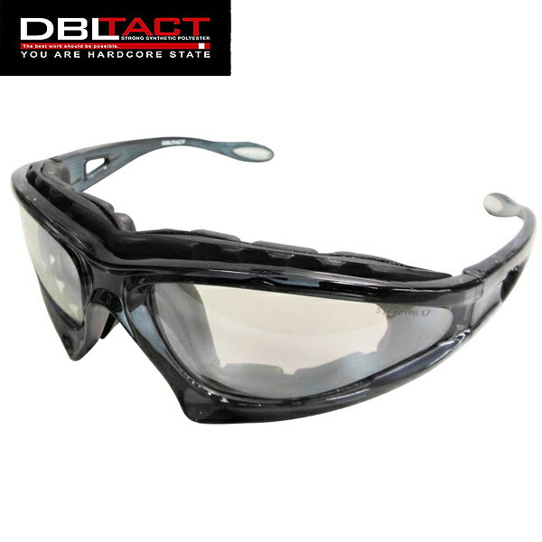 DBLTACT セーフティゴーグル 保護メガネ シルバーミラー DT-SG-11SM