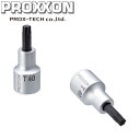 PROX-TECH プロクステック トルクスビットソケット 1/2 ショート 55mm T40 No.83492