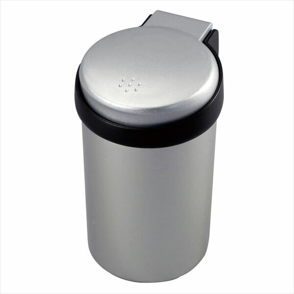 YAC 槌屋ヤック 光る缶灰皿3 ブルー光LED照明付 PZ-630