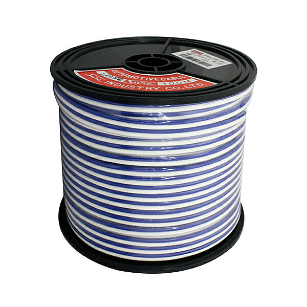 Moveon ムーヴオン 被膜ダブルコード 1.25sq 青/白 50m VFFD1.25BL-WH