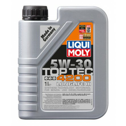 LIQUIMOLY リキモリ エンジンオイル トップテック4200 5W30 1L