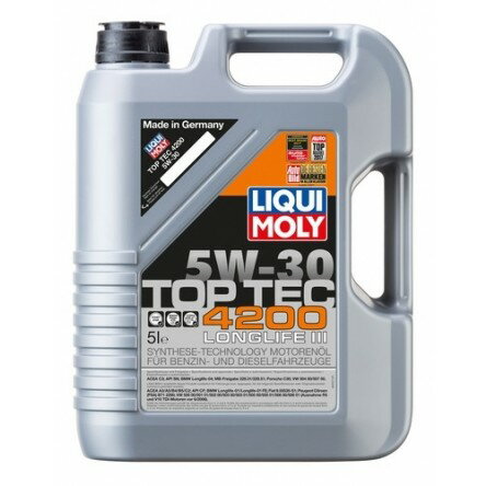LIQUIMOLY リキモリ エンジンオイル トップテック4200 5W30 5L