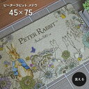 玄関マット ピーターラビット メドウ 45×75 cm 屋外 室内 兼用 洗える テラスマット ドアマット 送料無料