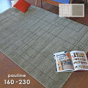 ラグ ポーリン 160×230 cm プレーベル 防炎 ベルギー製 ウィルトン織 シンプル モダン デザイン カーペット 絨毯 送料無料 p12