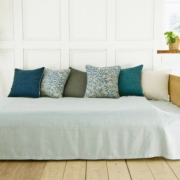 クッションカバー ウィローボウ LL1716 45×45 cm 洗える 日本製 川島織物セルコン ジャガード織 高級 生地 ウィリアム モリス 送料無料 [2]