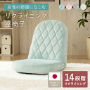【全品ポイント5倍★7/30限定】 座椅子 おしゃれ 日本製 かわいい コンパクト 「 女性の部屋になじむ座椅子 」【CEL】 一人暮らし フロア リクライニン...