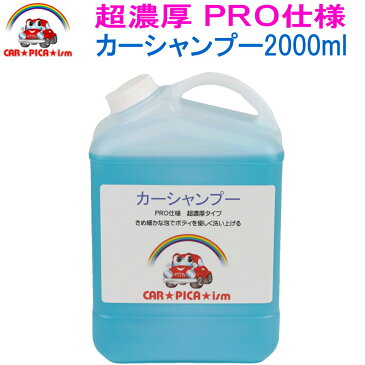 超濃厚カーシャンプー2000ml 洗車シャンプー 洗車用品 中性シャンプー 洗車用シャンプー 中性タイプ 洗車洗剤 洗剤 使用可能 業務用 プロ仕様 超濃厚シャンプー 泡洗車 泡洗剤 洗車 水垢 除去剤 業務用 車 カーケア用品 火山灰 花粉対策 黄砂対策 ホワイトキャップ