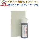 ガラススケールクリーナー50g 【業務用、ウインドウ、ガラス、油膜除去クリーナー、ウロコ除去、スケール汚れ、雨ジミ除去、雨ジミクリーナー、プロ仕様、簡単施工、洗車用品、カーケア用品、】