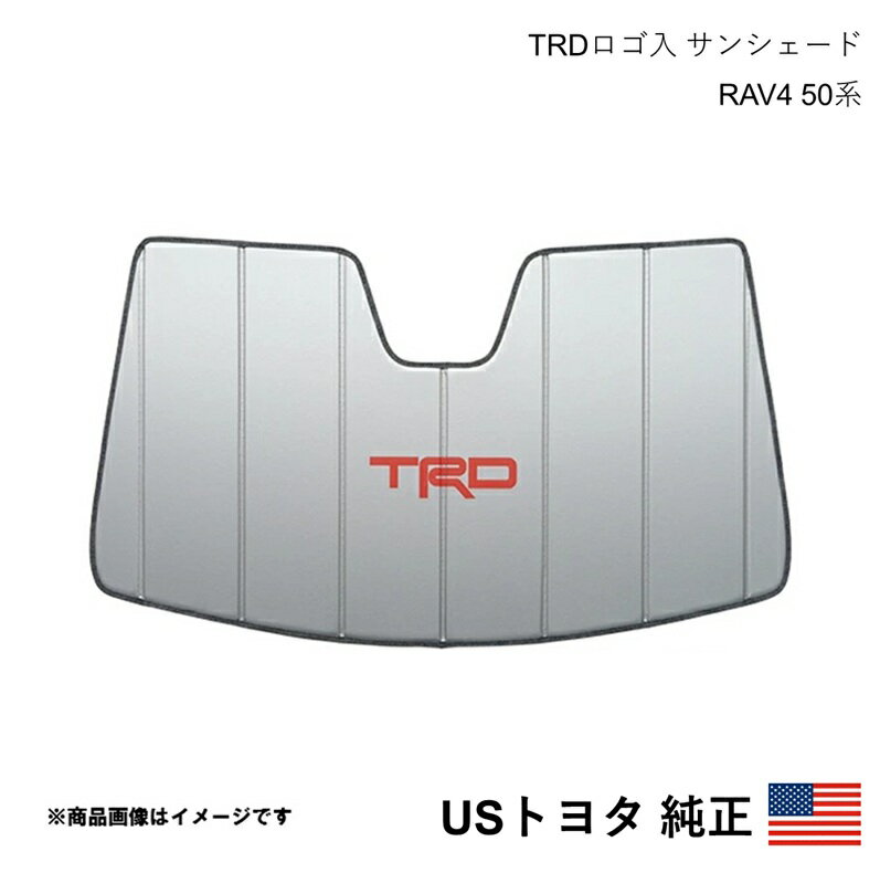 海外純正品 USトヨタ純正 専用設計 TRDロゴ入 サンシェード RAV4 50系 2019-2025 北米仕様 アメ車 USDM California Custom s11052