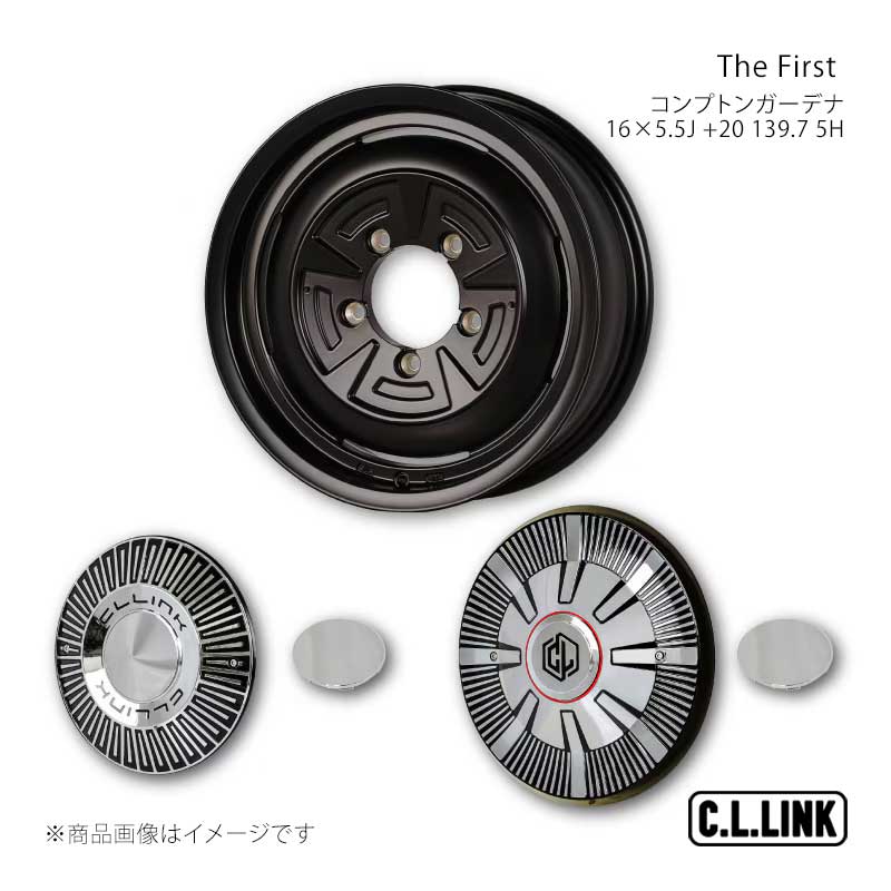 C.L.LINK シーエルリンク The First コンプトンガーデナ 16×5.5J +20 139.7 5H マットブラック TF165513975CTGDMB