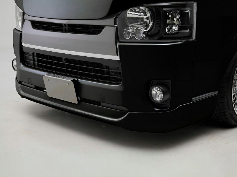 CRS シーアールエス フロントリップスポイラーVer.IV ABS製 未塗装 ハイエース/レジアスエース 標準ボディ 4型以降 2013年12月〜 es-1118