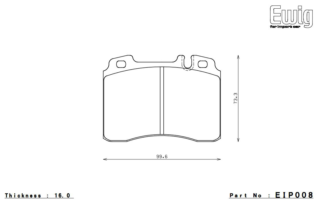 ENDLESS エンドレス ブレーキパッド SSM PLUS 1台分セット Mercedes Benz E 124034 93/6〜95/9 EIP008MP+EIP012MP