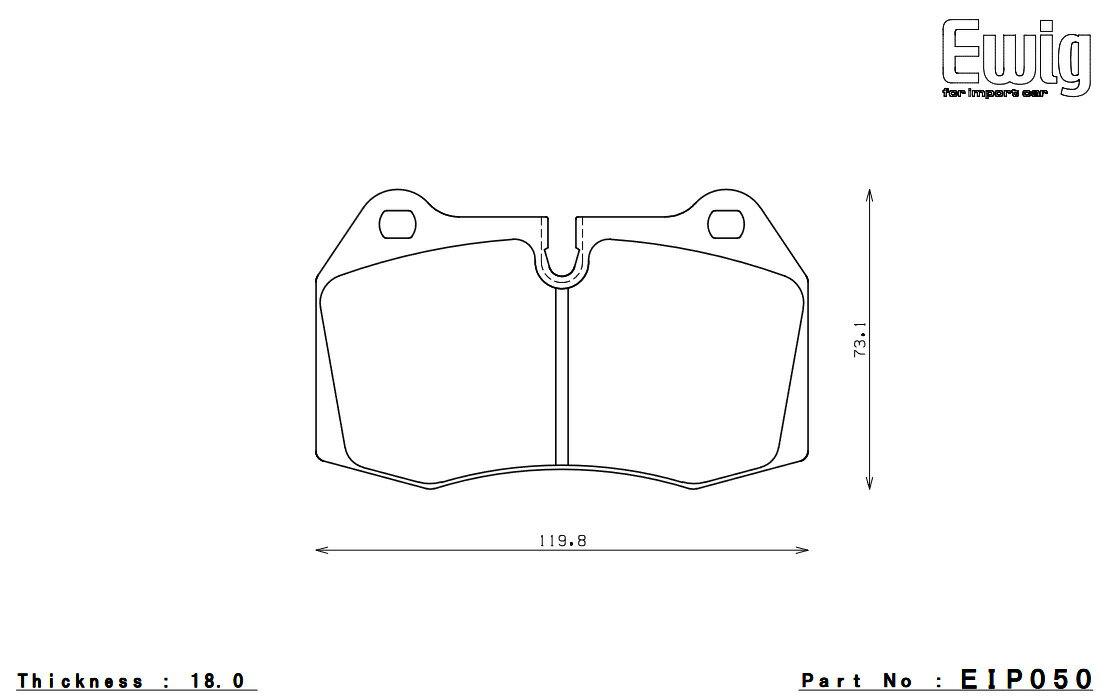 ENDLESS エンドレス ブレーキパッド SSM PLUS フロント BMW 7シリーズ GF35/GG35 735 EIP050MP