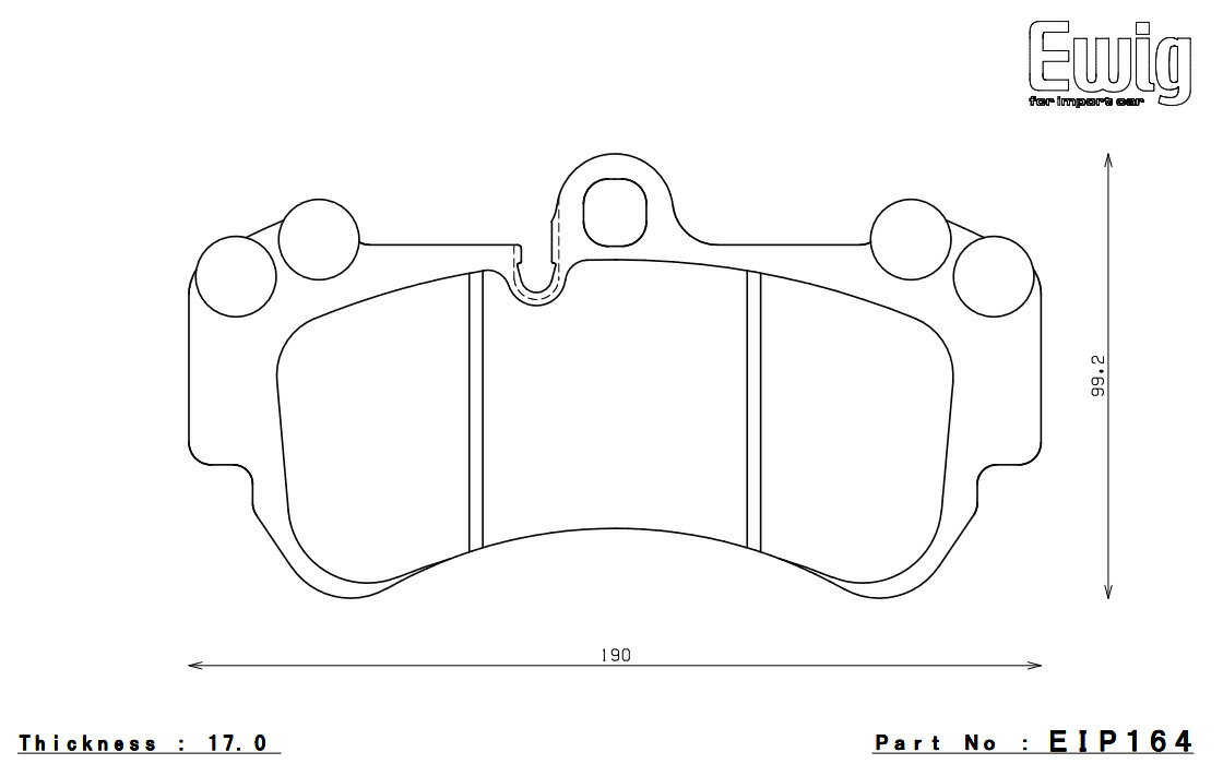 ENDLESS エンドレス ブレーキパッド MX72 PLUS フロント Volkswagen Touareg 7LBHKS 7LBHKA 3.6 V6 F:6POT PR No.1KQ EIP164MXPL