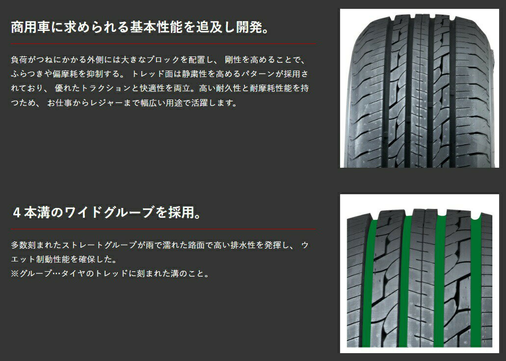 GRIPMAX/グリップマックス STATURE HC-V タイヤ 2本 215/60R17C 109/107S レイズドホワイトレター 6972435764755