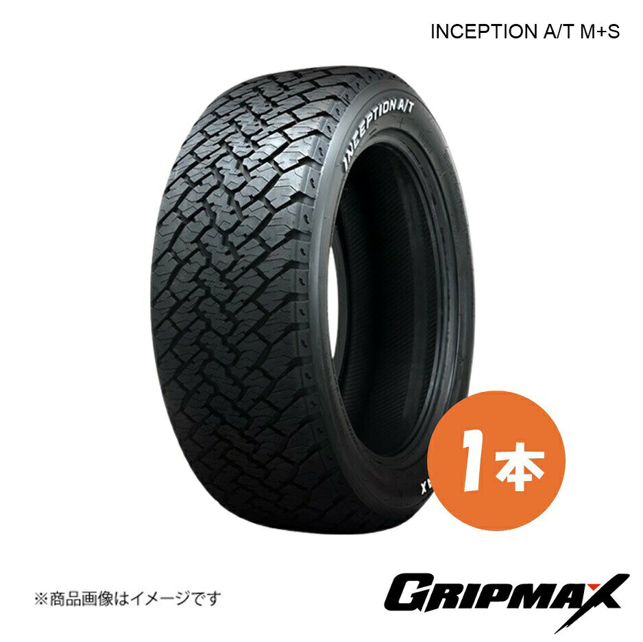 BRIDGESTONE - GRIPMAX/グリップマックス INCEPTION A/T M+S タイヤ 1本 265/70R16 112T RWL レイズドホワイトレター 6972435762607