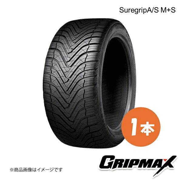 GRIPMAX グリップマックス オールシーズン シュアグリップA/S M+S タイヤ 1本 245/40R18 97W XL ブラックサイドウォール
