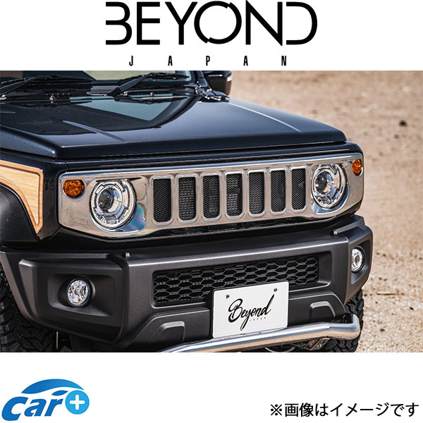 ビヨンドジャパン ジムニー/ジムニーシエラ JB64/JB74 フロントグリル セブンスロット(メッキ調)befg7sl-abs-01 BEYOND JAPAN グリル