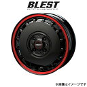 ブレスト バーンズテック KTストリーム アルミホイール 4本 ルクラ L455F(14×4.5J 4-100 INSET45 ブラックレッドライン)BLEST(2)