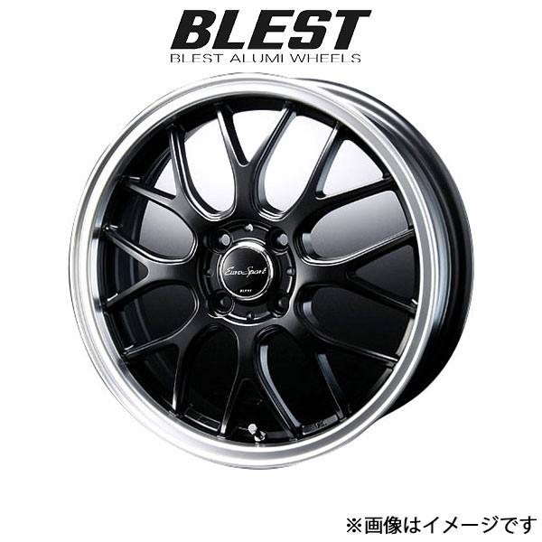 ブレスト ユーロスポーツ タイプ 805 アルミホイール 4本(16×6J 4-100 INSET40 セミグロススブラック(SGB))ブーン ルミナス M500系 BLEST EuroSport Type 805