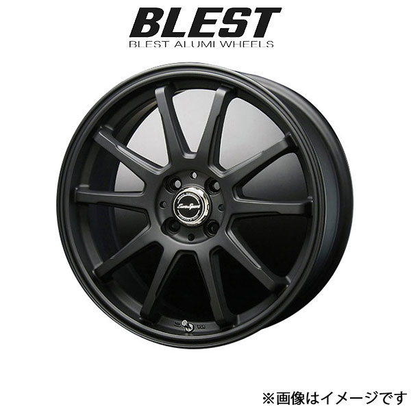 ブレスト ユーロスポーツ タイプ SS-01 アルミホイール 4本(16×6J 4-100 INSET48 マットブラック)フリードハイブリット GP3 BLEST EuroSport Type SS-01