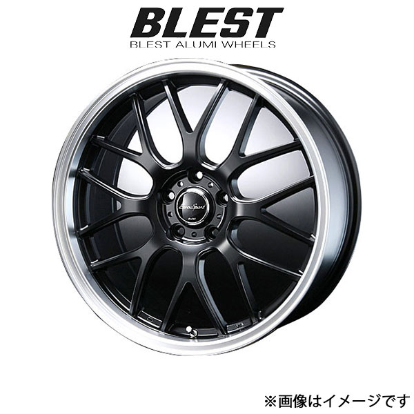 ブレスト ユーロスポーツ タイプ 805 アルミホイール 4本(18×7J 5-100 INSET48 セミグロススブラック(SGB))プリウス 20系 BLEST EuroSport Type 805